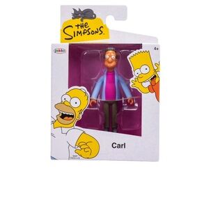The Simpsons Carl Action Figure by Jakks - Blue and Pink